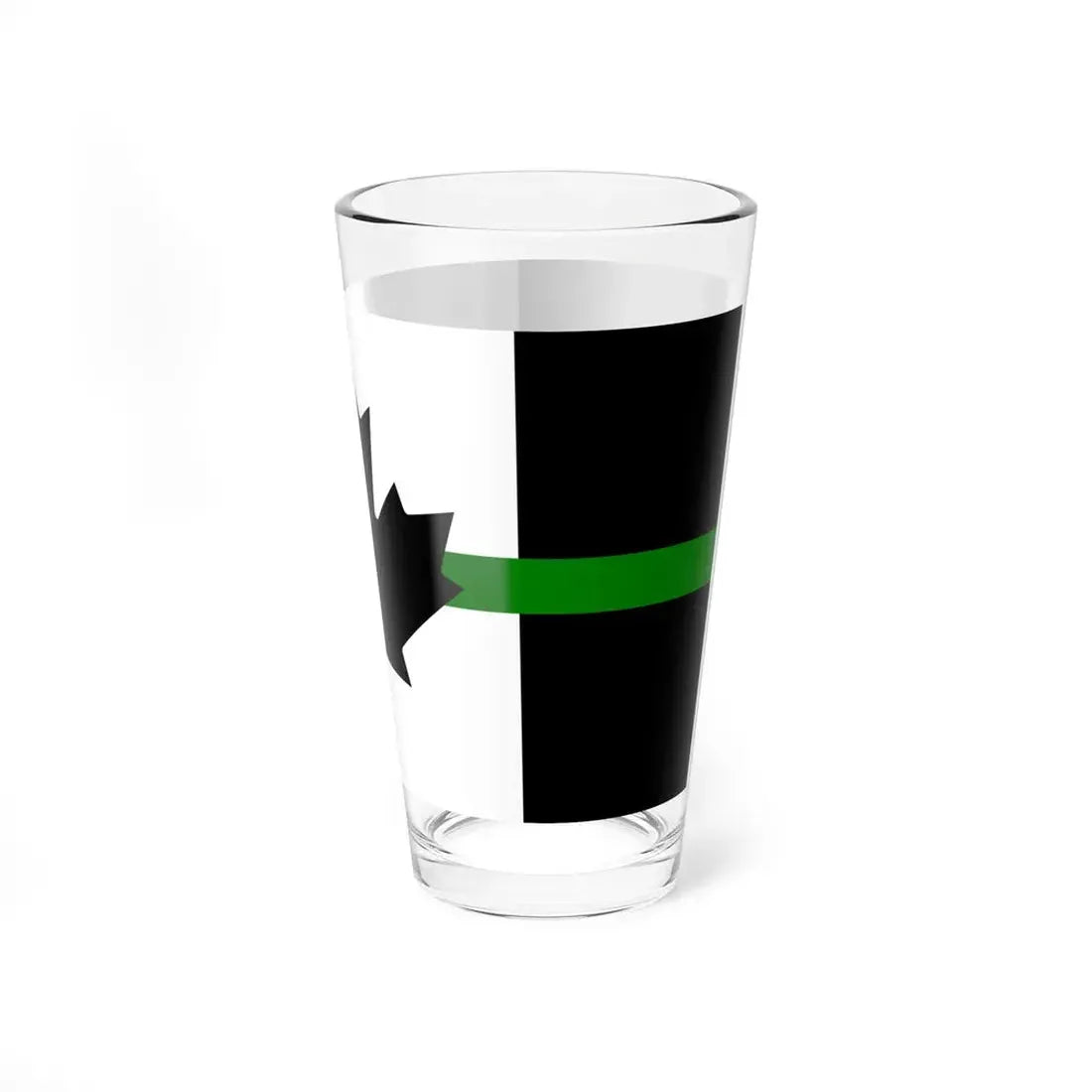 Thin Green Line Flag Canada (Canada) Pint Glass 16oz - Go Mug Yourself