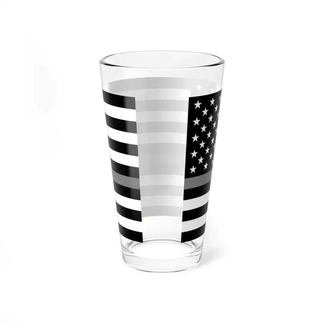 Thin Grey Line Flag United States (United States) Pint Glass 16oz - Go Mug Yourself