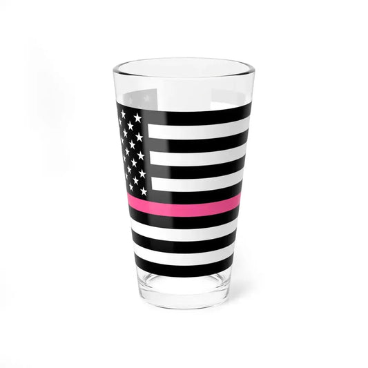 Thin Pink Line Flag United States (United States) Pint Glass 16oz 16oz - Go Mug Yourself