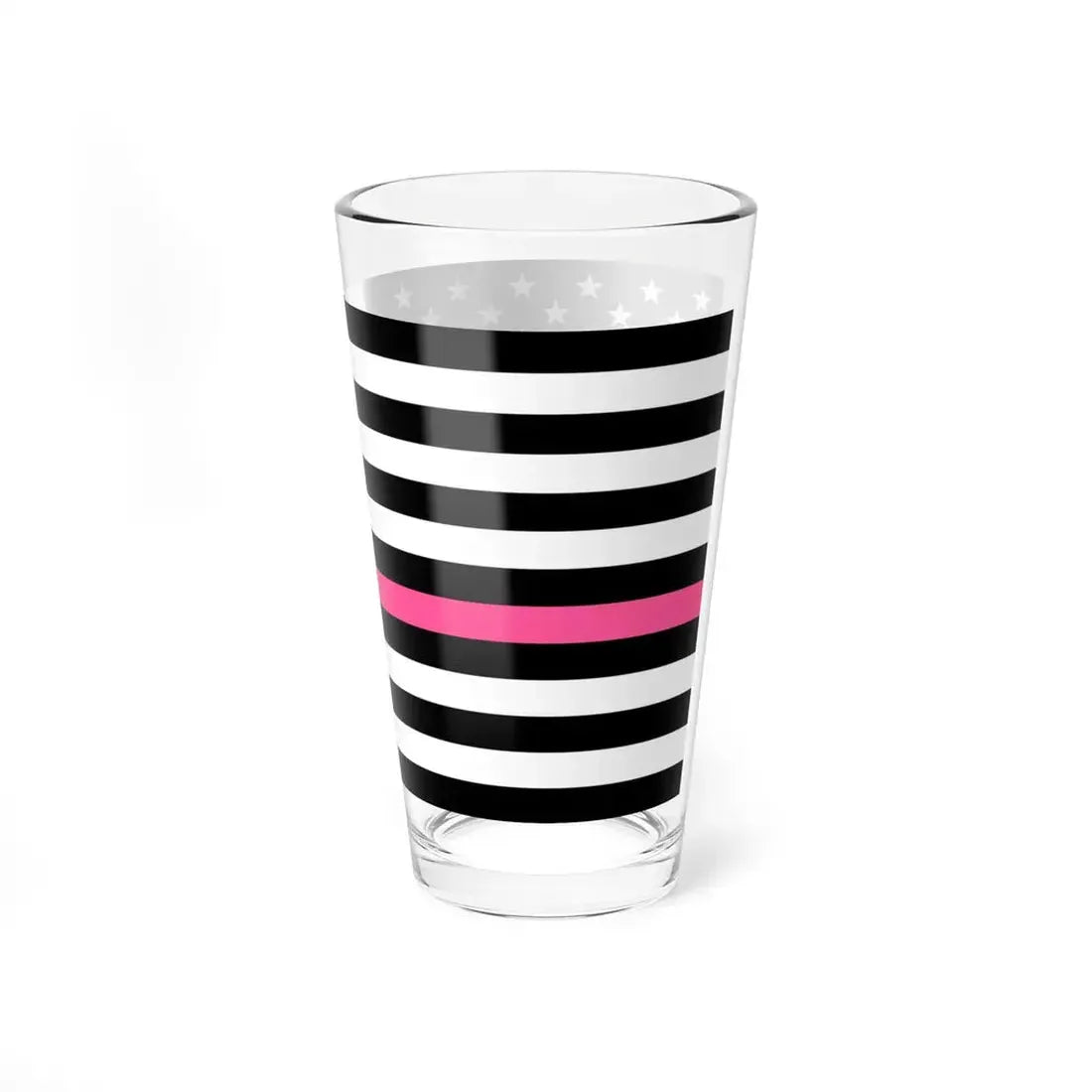 Thin Pink Line Flag United States (United States) Pint Glass 16oz - Go Mug Yourself