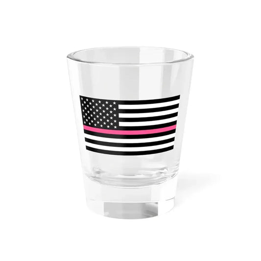Thin Pink Line Flag United States (United States) Shot Glass 1.5oz 1.5oz - Go Mug Yourself