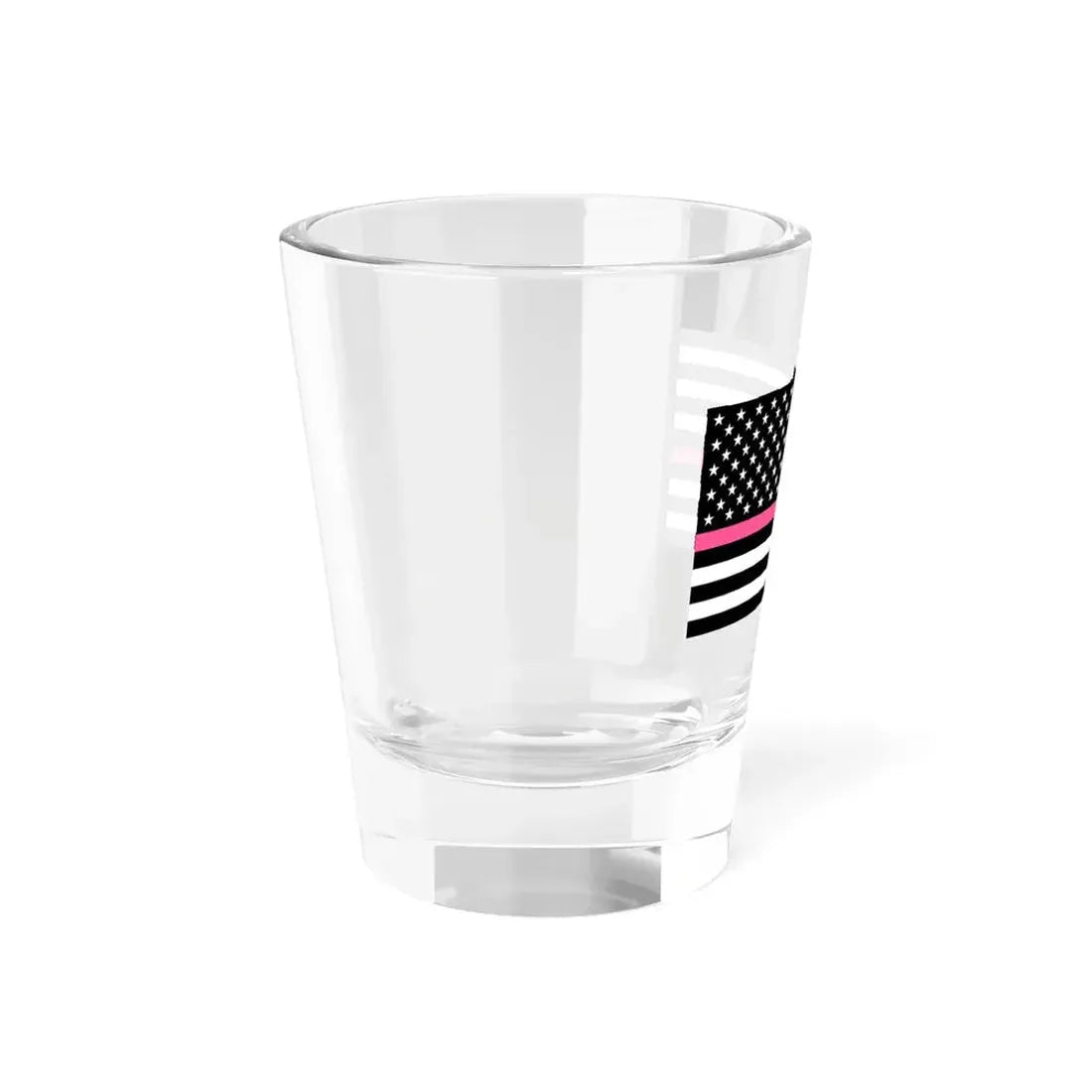 Thin Pink Line Flag United States (United States) Shot Glass 1.5oz - Go Mug Yourself