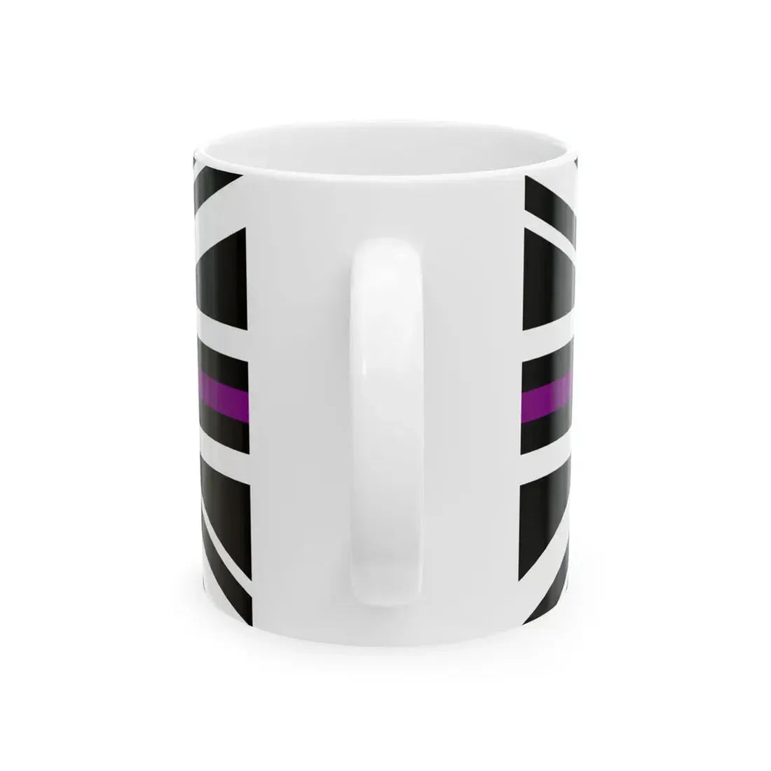 Thin Purple Line Flag United Kingdom (United Kingdom) White Coffee Mug - Go Mug Yourself