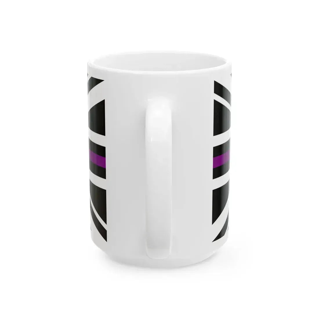 Thin Purple Line Flag United Kingdom (United Kingdom) White Coffee Mug - Go Mug Yourself