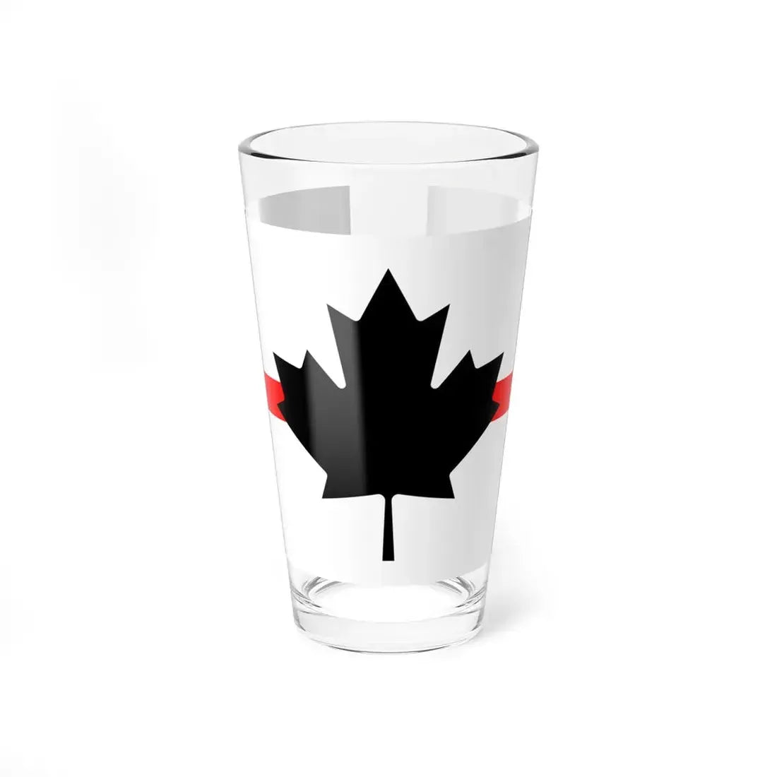 Thin Red Line Flag Canada (Canada) Pint Glass 16oz 16oz - Go Mug Yourself