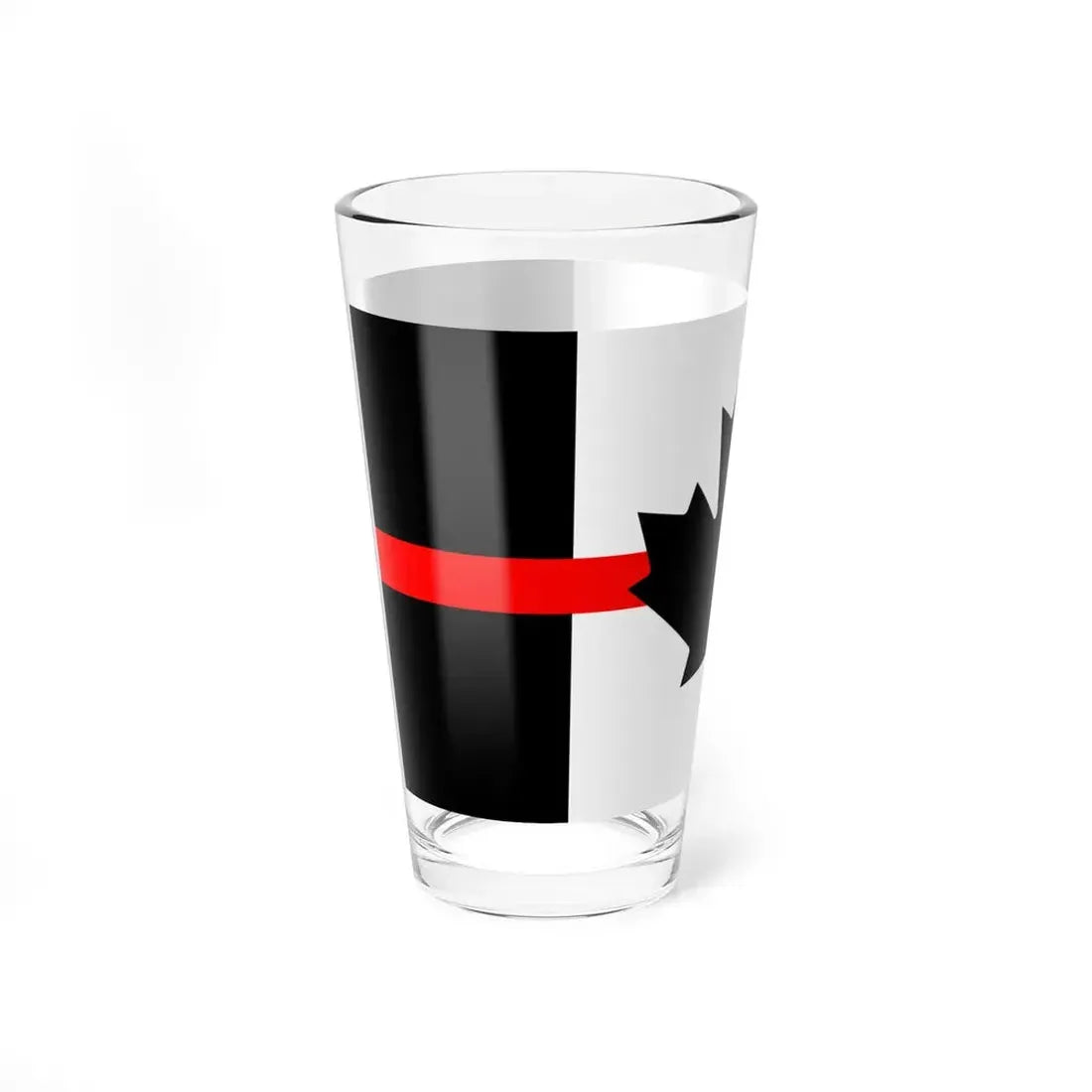 Thin Red Line Flag Canada (Canada) Pint Glass 16oz - Go Mug Yourself