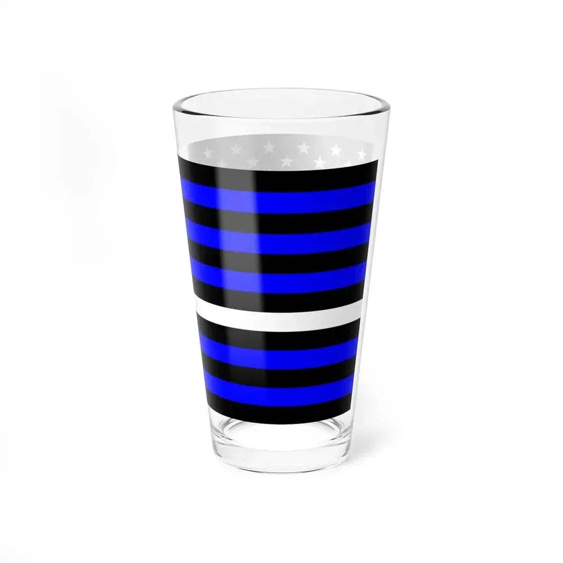 Thin White Line Flag United States (United States) Pint Glass 16oz - Go Mug Yourself