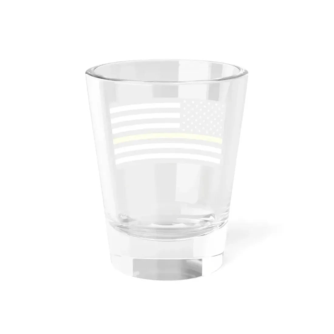 Thin Yellow Line Flag United States (United States) Shot Glass 1.5oz - Go Mug Yourself
