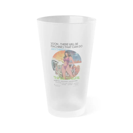 THINGS TO COME 1976 Movie Poster - Frosted Pint Glass 16oz 16oz Frosted - Go Mug Yourself