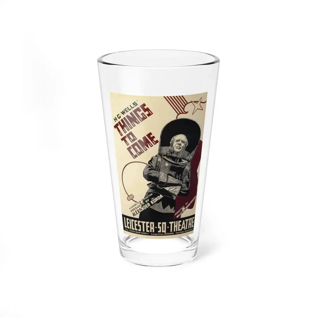 THINGS TO COME (3) 1936 Movie Poster - Pint Glass 16oz 16oz - Go Mug Yourself