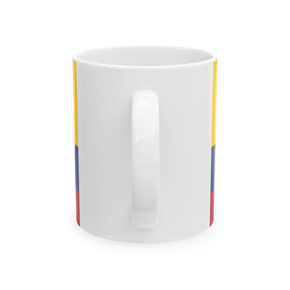 Third flag of the Gran Colmbia 1821-1831 (Colombia) White Coffee Mug - Go Mug Yourself