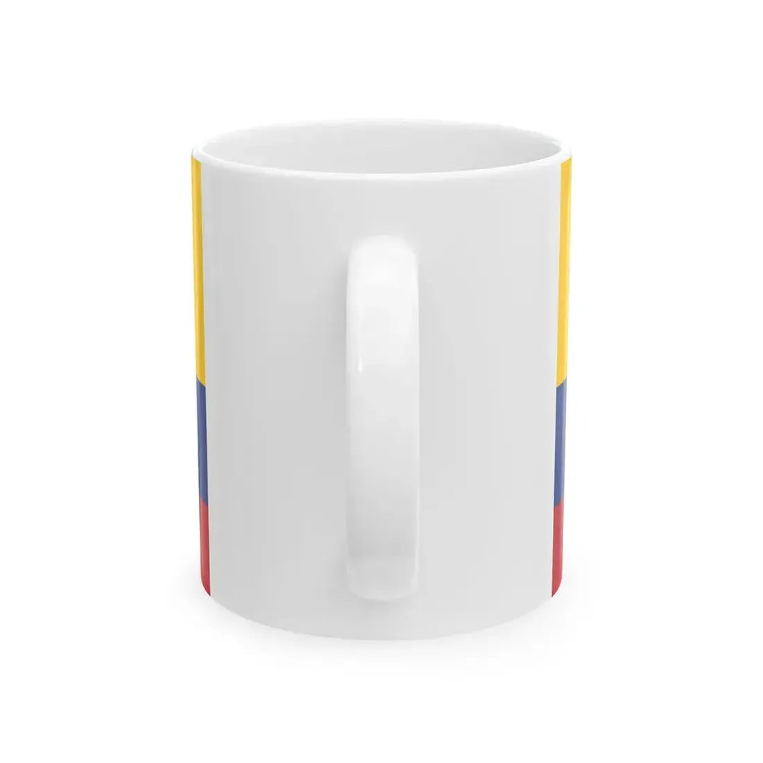 Third flag of the Gran Colmbia 1821-1831 (Colombia) White Coffee Mug - Go Mug Yourself