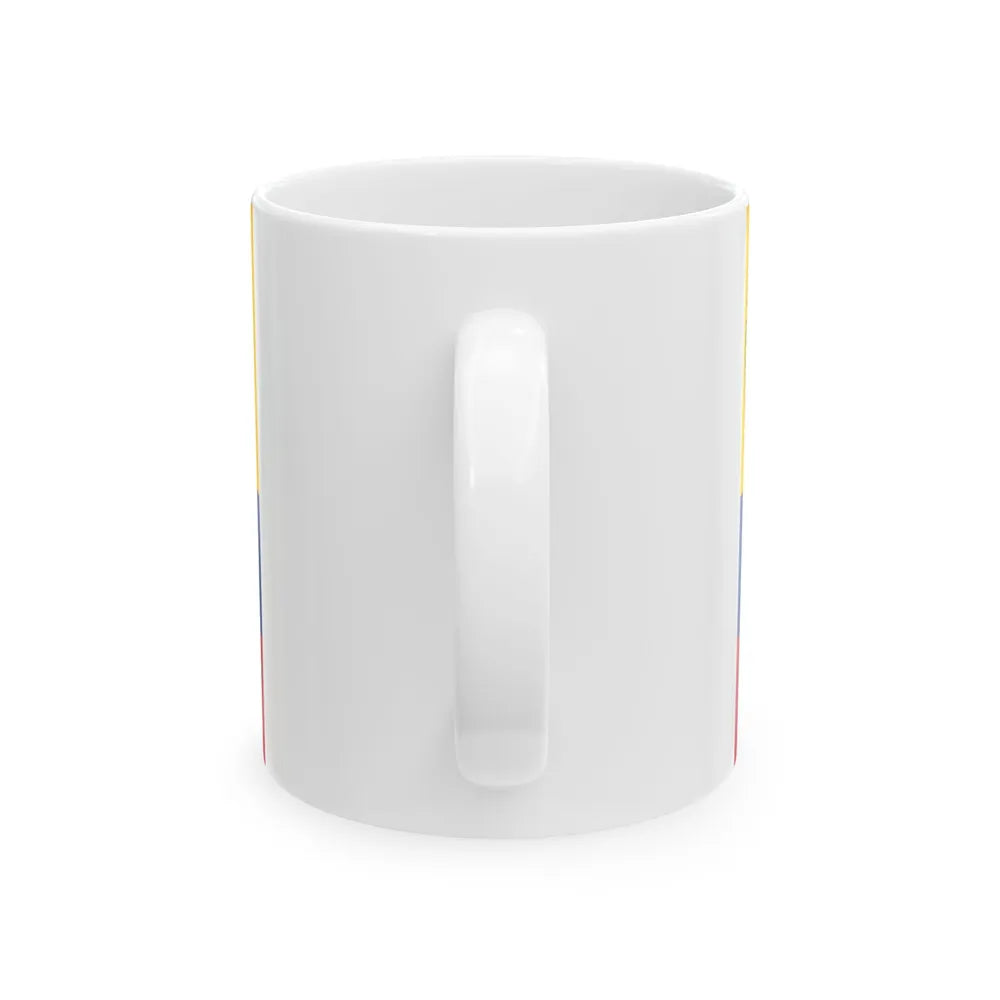 Third flag of the Gran Colombia (Colombia) White Coffee Mug - Go Mug Yourself