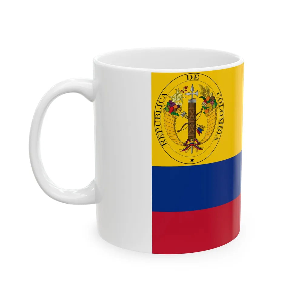 Third flag of the Gran Colombia (Colombia) White Coffee Mug - Go Mug Yourself