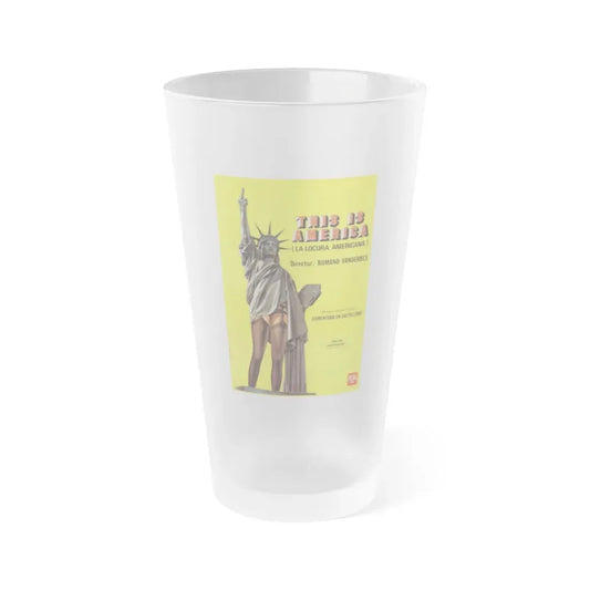 THIS IS AMERICA 1977 Movie Poster - Frosted Pint Glass 16oz 16oz Frosted - Go Mug Yourself
