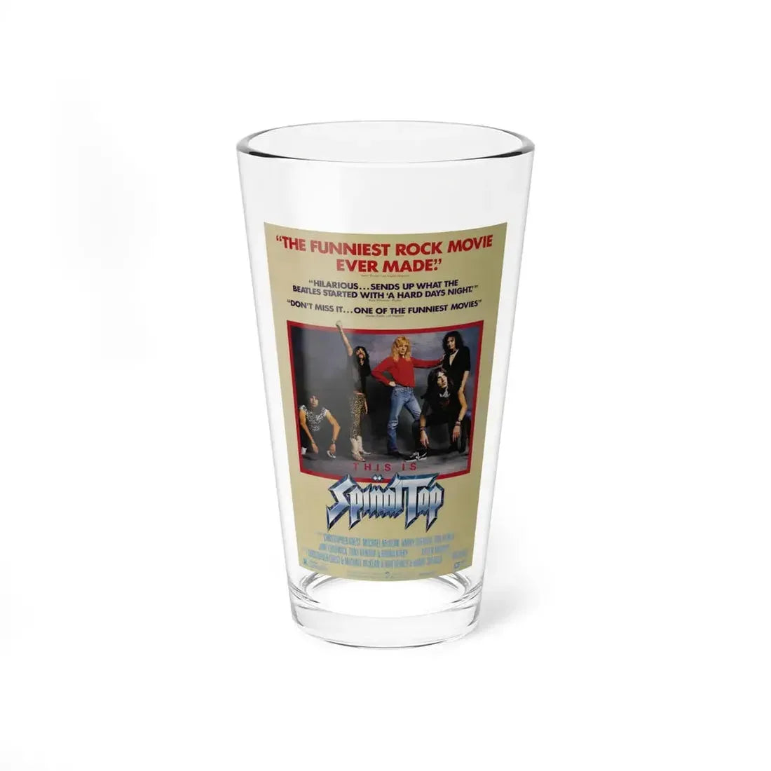 THIS IS SPINAL TAP 1984 Movie Poster - Pint Glass 16oz 16oz - Go Mug Yourself