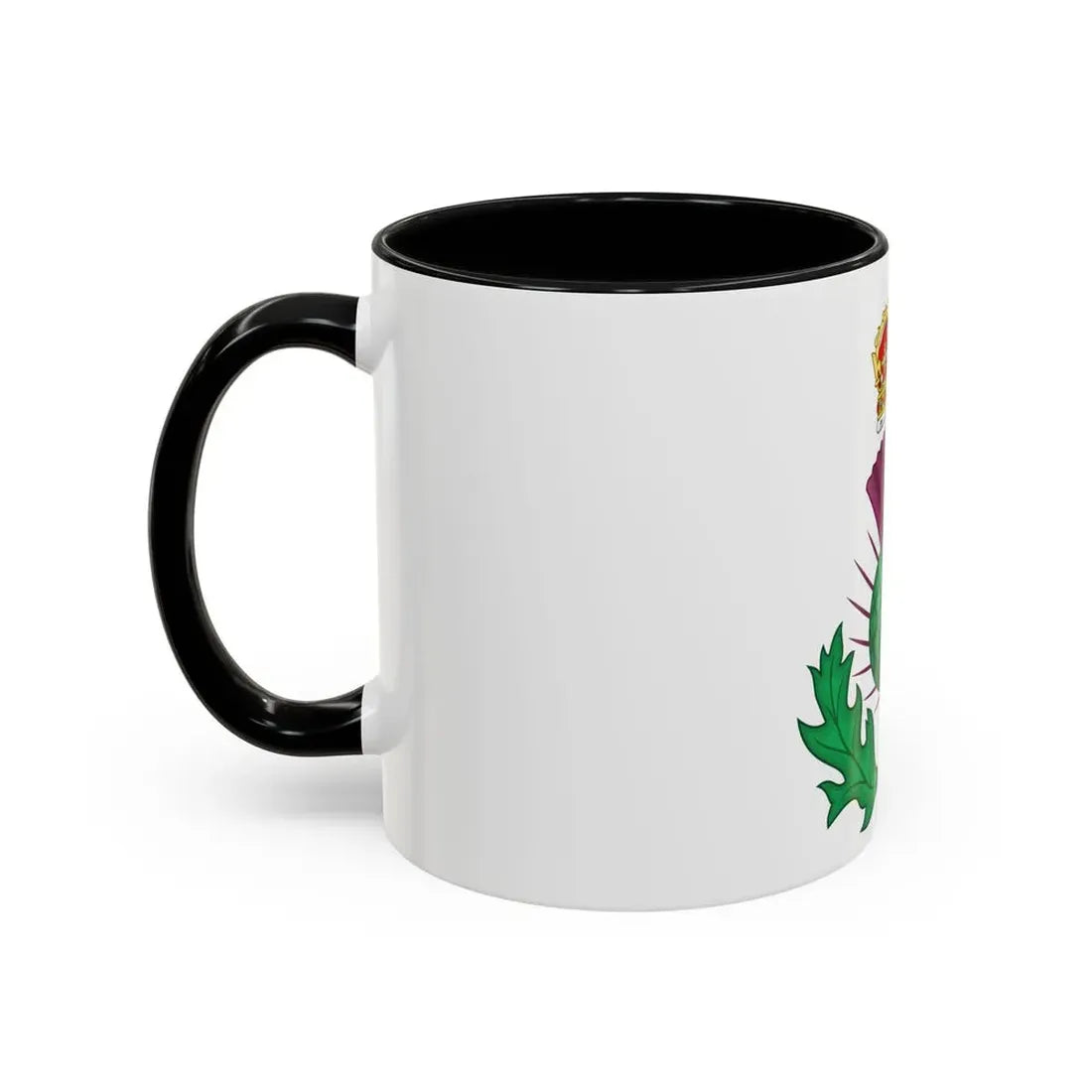 Thistle Royal Badge of Scotland - Accent Coffee Mug - Go Mug Yourself