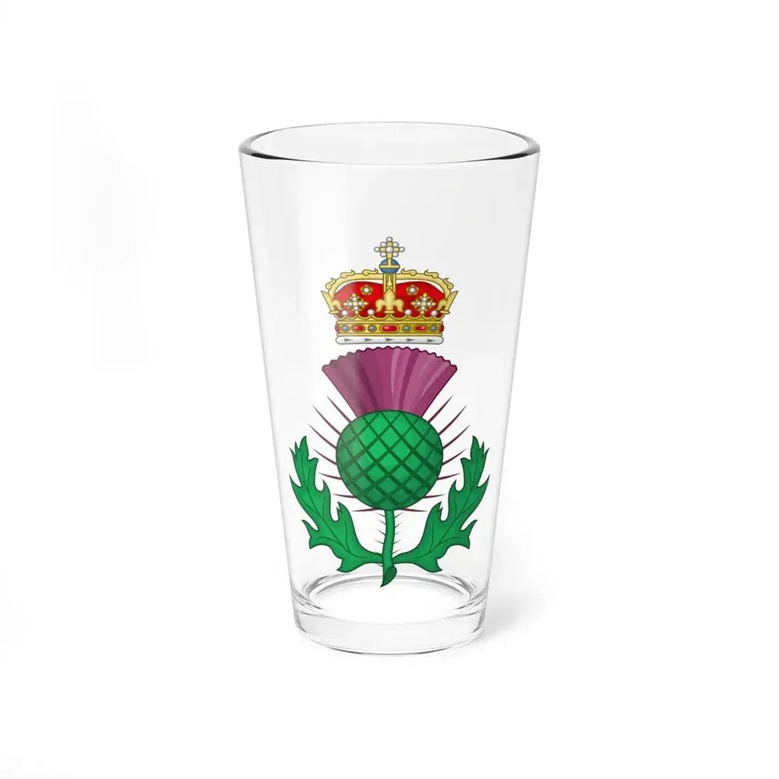 Thistle Royal Badge of Scotland - Pint Glass 16oz 16oz - Go Mug Yourself