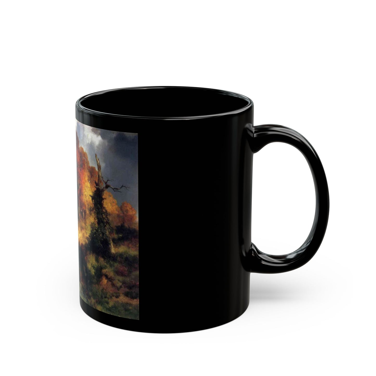 Thomas Moran (1837-1926) autumn - c1893-1897 - Black Coffee Mug-Go Mug Yourself