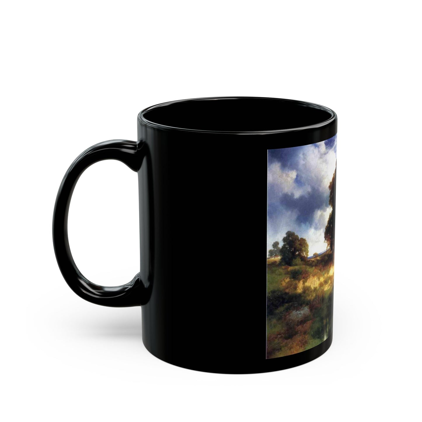 Thomas Moran (1837-1926) autumn - c1893-1897 - Black Coffee Mug-Go Mug Yourself