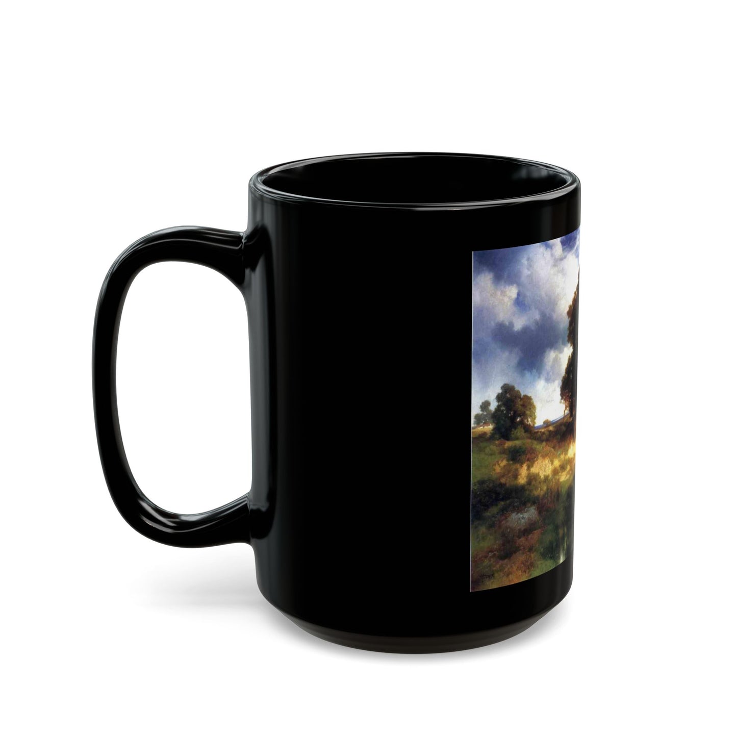 Thomas Moran (1837-1926) autumn - c1893-1897 - Black Coffee Mug-Go Mug Yourself