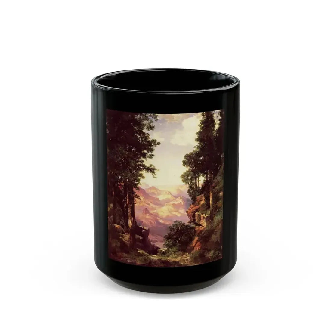 Thomas Moran (1837-1926) grand canyon -1912 - Black Coffee Mug 15oz - Go Mug Yourself