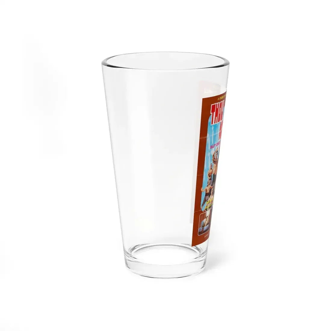 THOU SHALL NOT KILL BUT ONCE 1975 Movie Poster - Pint Glass 16oz - Go Mug Yourself