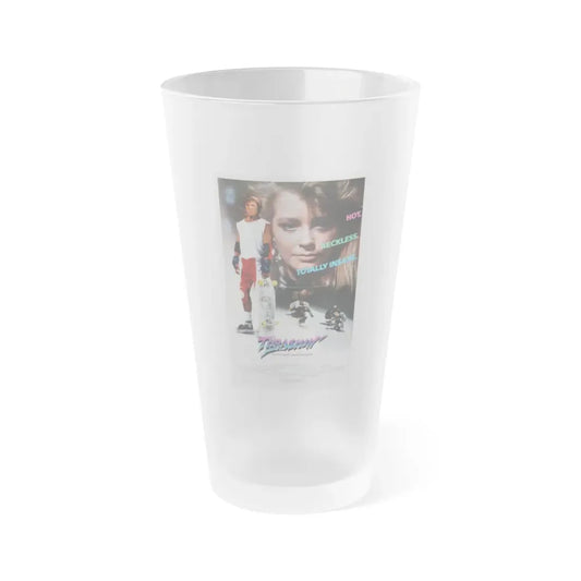 THRASHIN' 1986 Movie Poster - Frosted Pint Glass 16oz 16oz Frosted - Go Mug Yourself