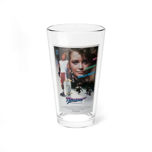 THRASHIN' 1986 Movie Poster - Pint Glass 16oz 16oz - Go Mug Yourself