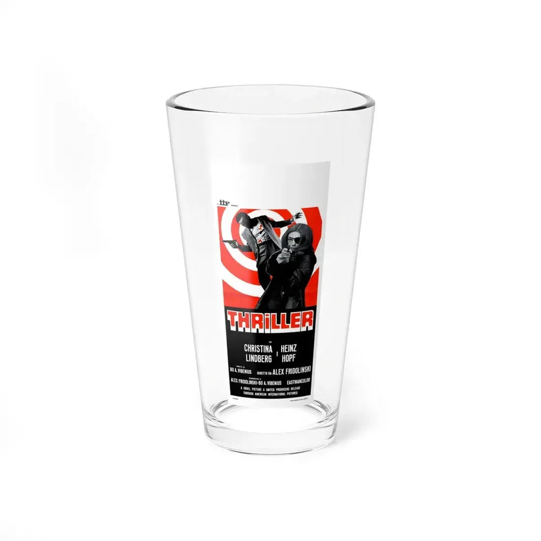 THRILLER A CRUEL PICTURE 1973 Movie Poster - Pint Glass 16oz 16oz - Go Mug Yourself