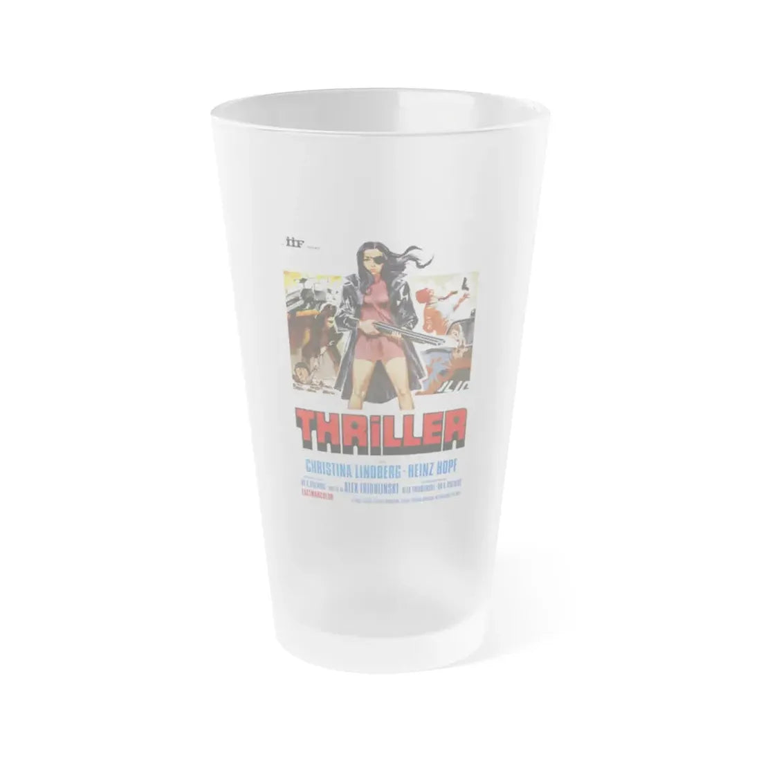 THRILLER A CRUEL PICTURE (ITALIAN) 1973 Movie Poster - Frosted Pint Glass 16oz Default Title - Go Mug Yourself