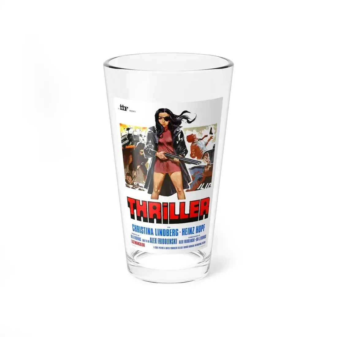 THRILLER A CRUEL PICTURE (ITALIAN) 1973 Movie Poster - Pint Glass 16oz 16oz - Go Mug Yourself