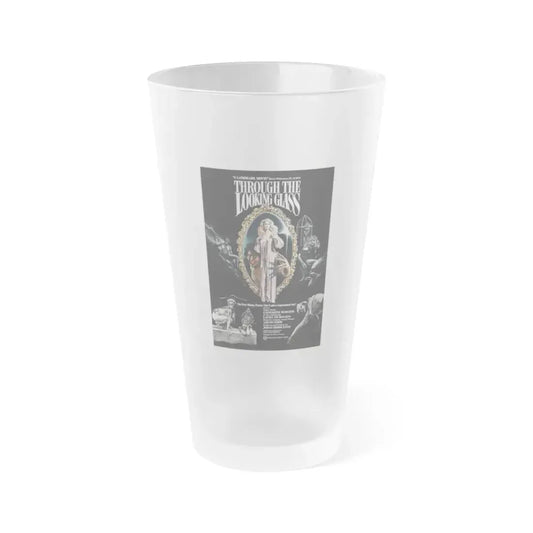 THROUGH THE LOOKING GLASS 1976 Movie Poster - Frosted Pint Glass 16oz 16oz Frosted - Go Mug Yourself