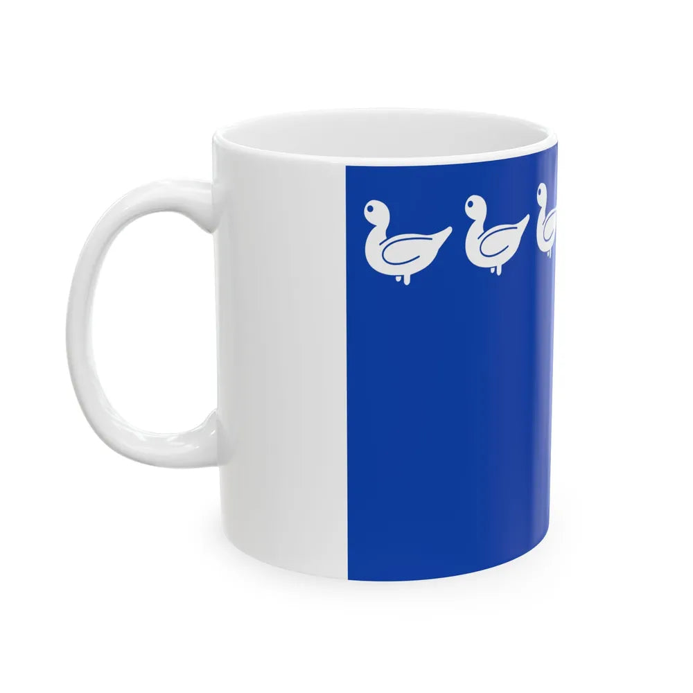 Thuin vlag (Belgium) White Coffee Mug - Go Mug Yourself