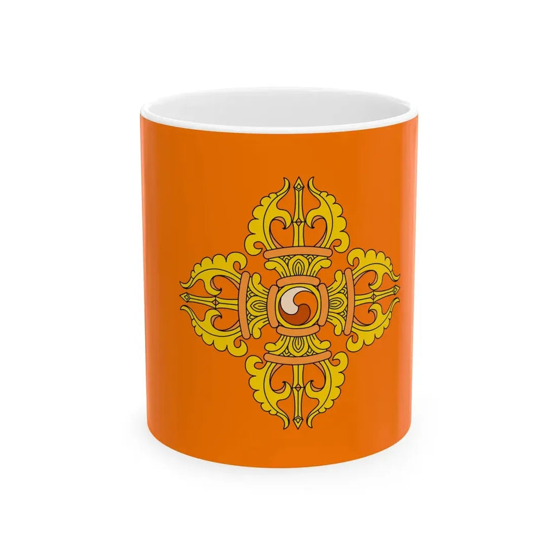Tibetan Army flag 1 (China) White Coffee Mug 11oz - Go Mug Yourself