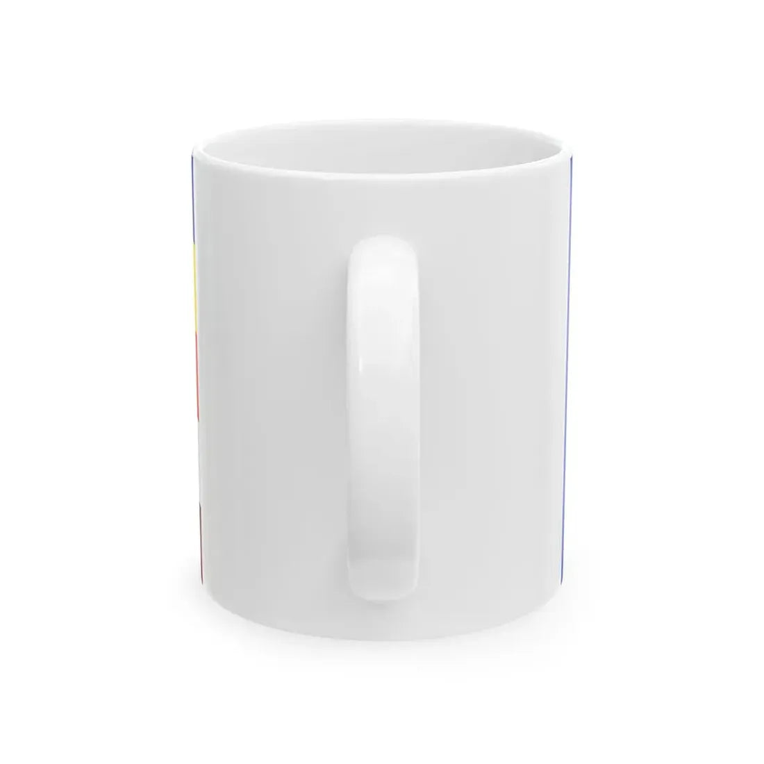 Tibetan buddhist flag (China) White Coffee Mug - Go Mug Yourself