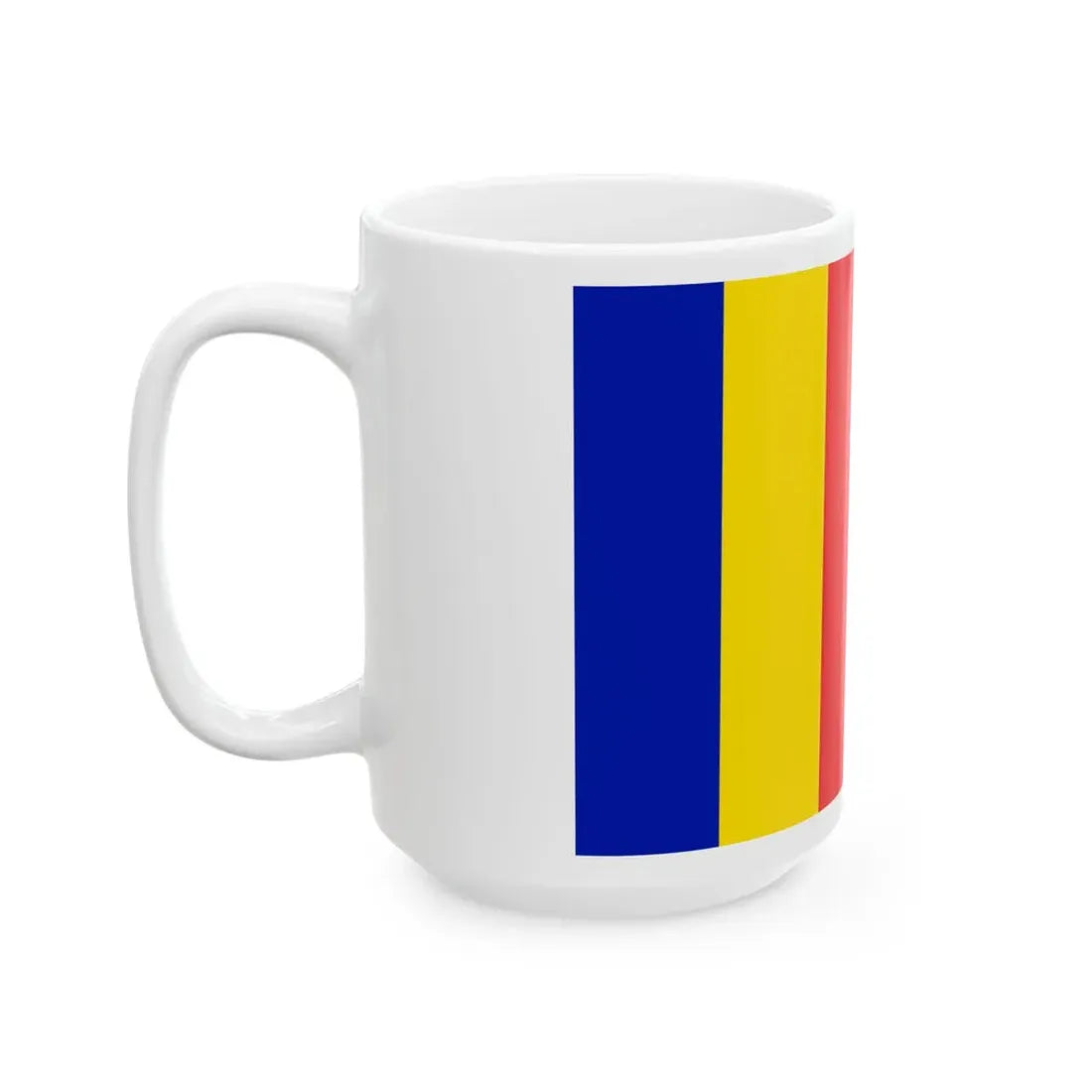 Tibetan buddhist flag (China) White Coffee Mug - Go Mug Yourself