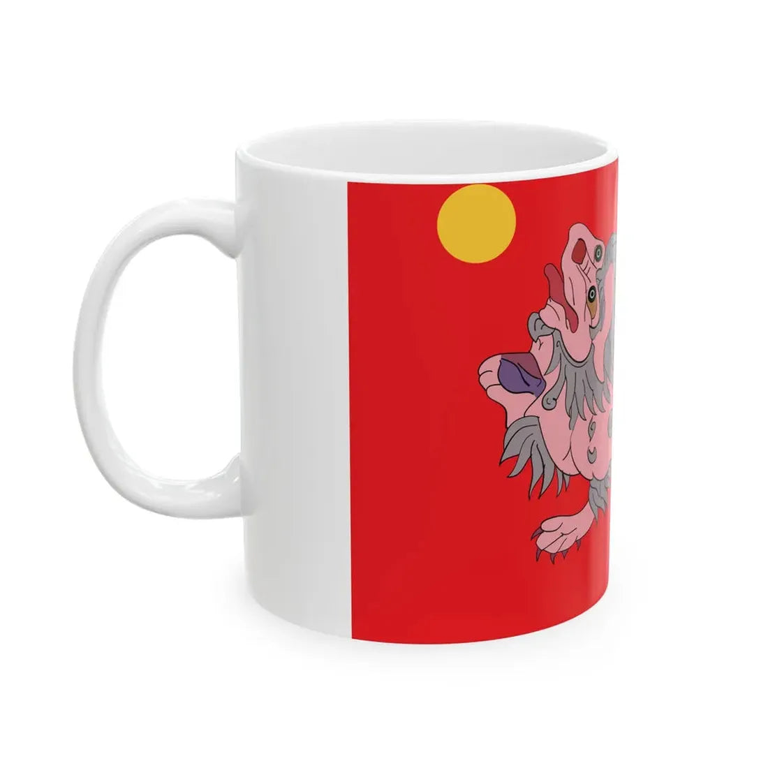Tibetan snow leopard (China) White Coffee Mug - Go Mug Yourself