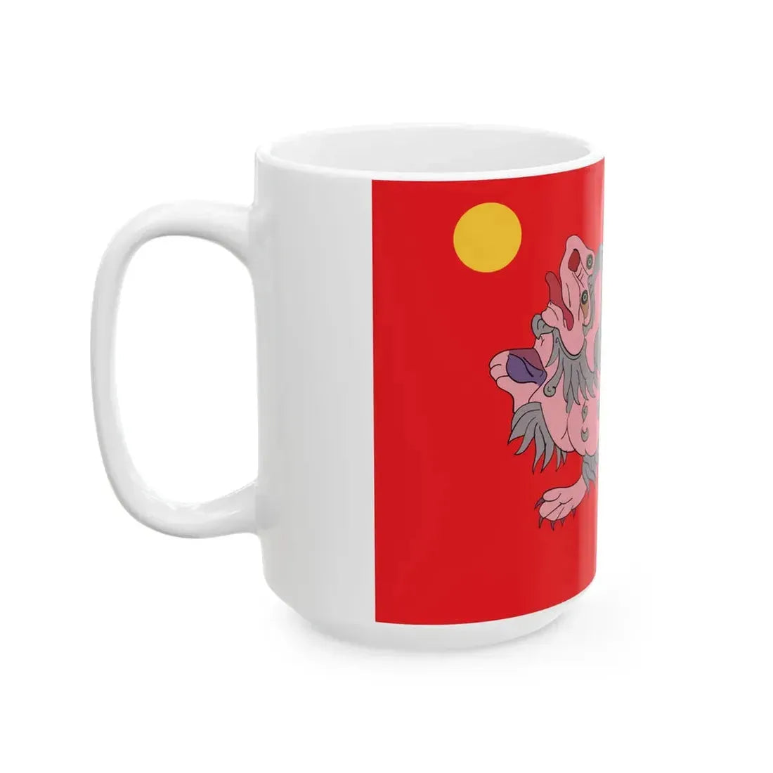 Tibetan snow leopard (China) White Coffee Mug - Go Mug Yourself