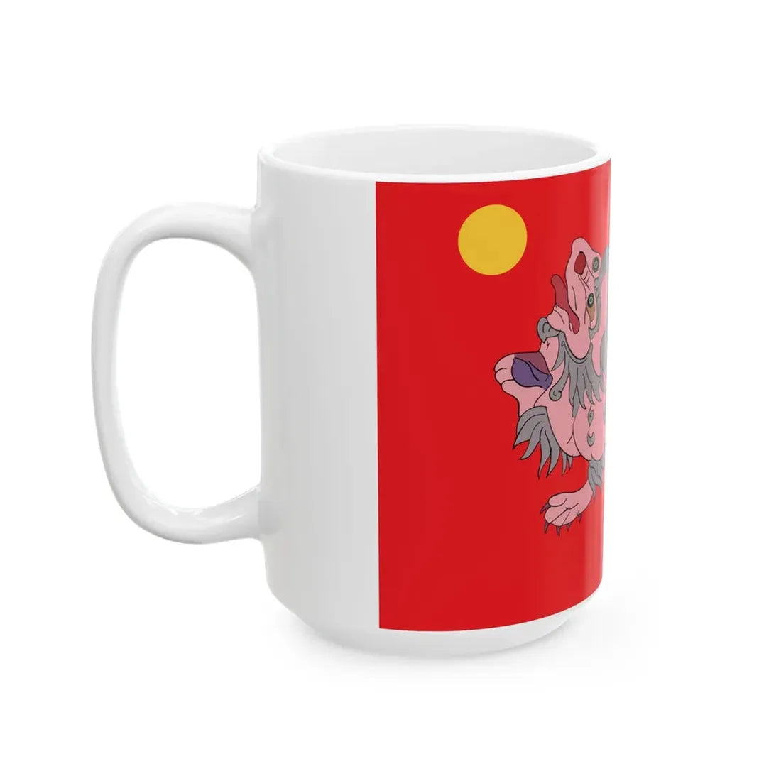 Tibetan snow leopard (China) White Coffee Mug - Go Mug Yourself