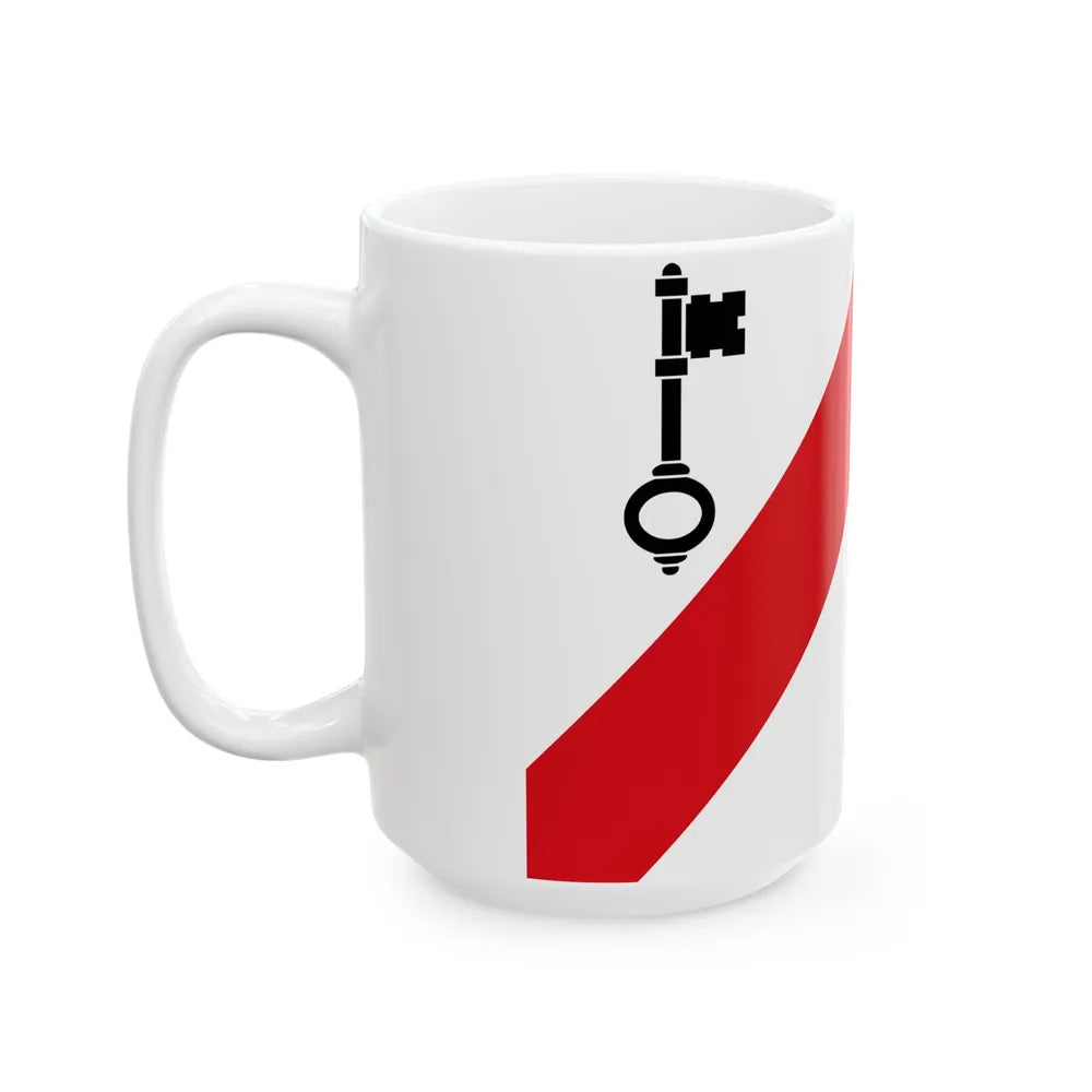 Tielt vlag (Belgium) White Coffee Mug - Go Mug Yourself