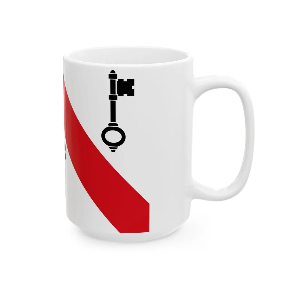 Tielt vlag (Belgium) White Coffee Mug - Go Mug Yourself