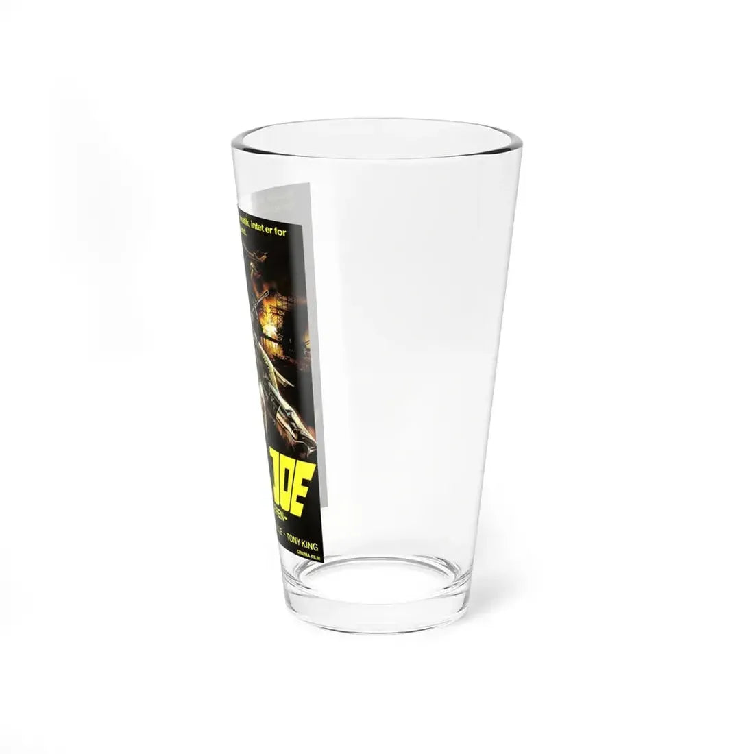 TIGER JOE (DANISH) 1982 Movie Poster - Pint Glass 16oz - Go Mug Yourself