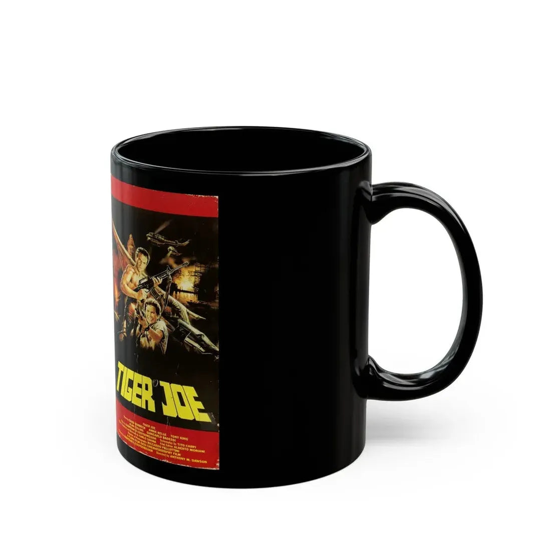 TIGER JOE VERSION 2 (VHS COVER) - Black Coffee Mug - Go Mug Yourself
