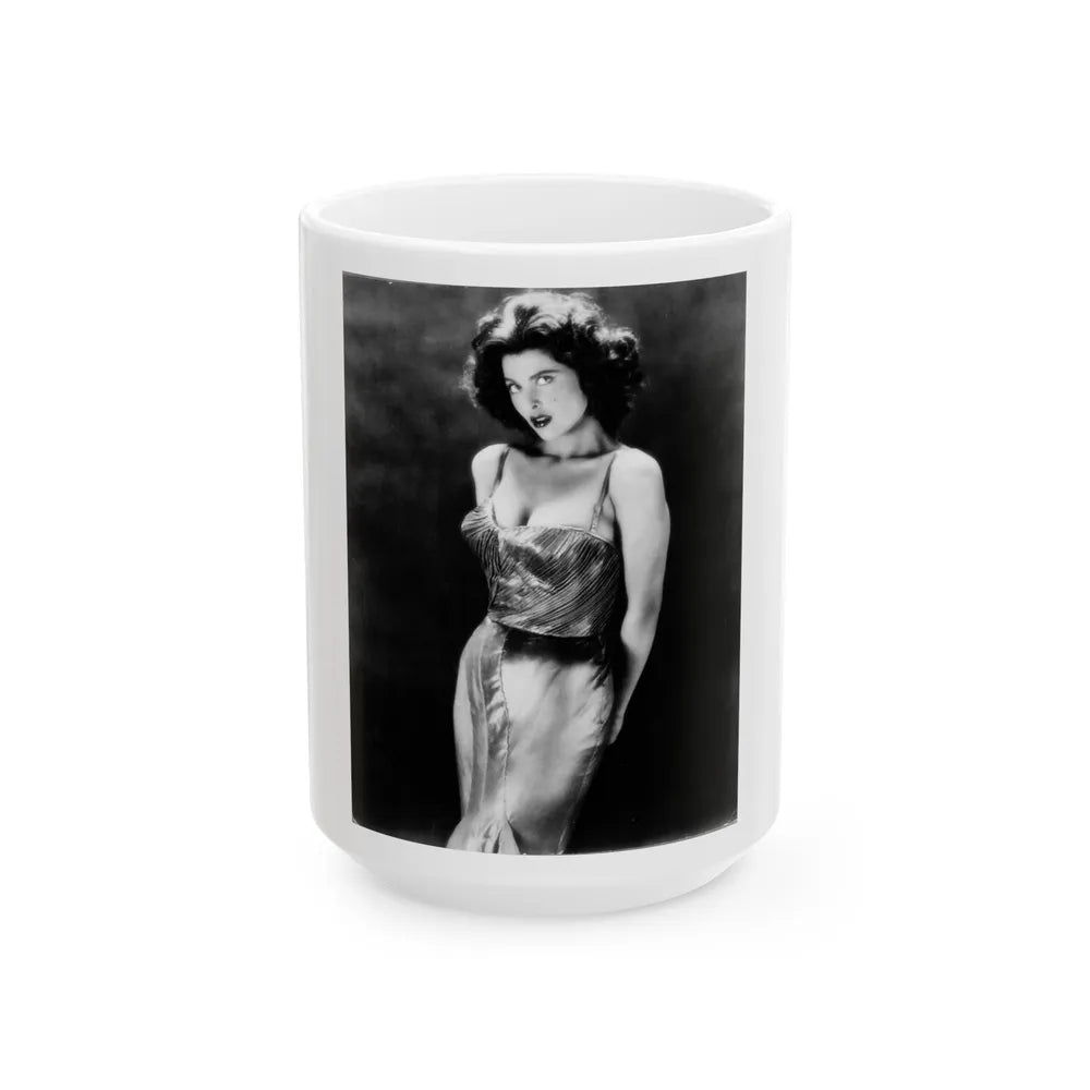 Tina Louise #117 (Vintage Female Icon) White Coffee Mug-15oz-Go Mug Yourself
