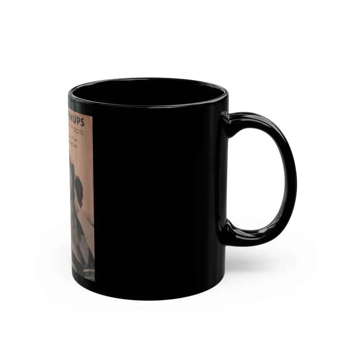 Tina Louise #119 - Pocket Pin-Ups Mag. '55 (Vintage Female Icon) Black Coffee Mug - Go Mug Yourself