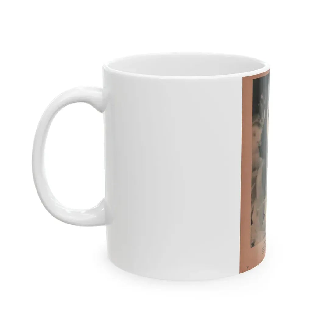 Tina Louise #123 - Bachelor Pin-Ups Issue #01 '57 - 1 B&W Photo, Caption & Brief Article (Vintage Female Icon) White Coffee Mug - Go Mug Yourself