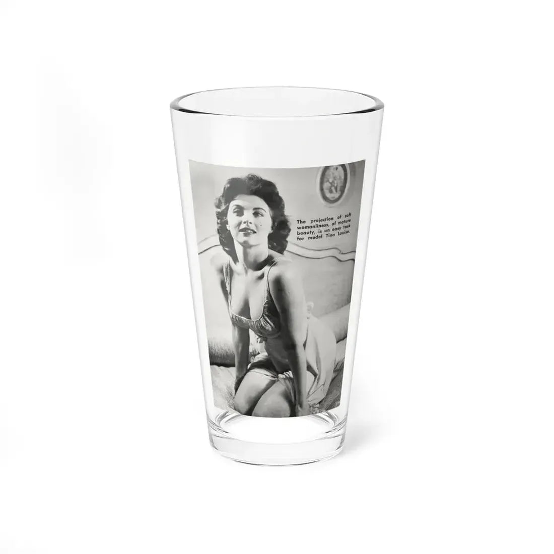 Tina Louise #92 (Vintage Female Icon) Pint Glass 16oz 16oz - Go Mug Yourself
