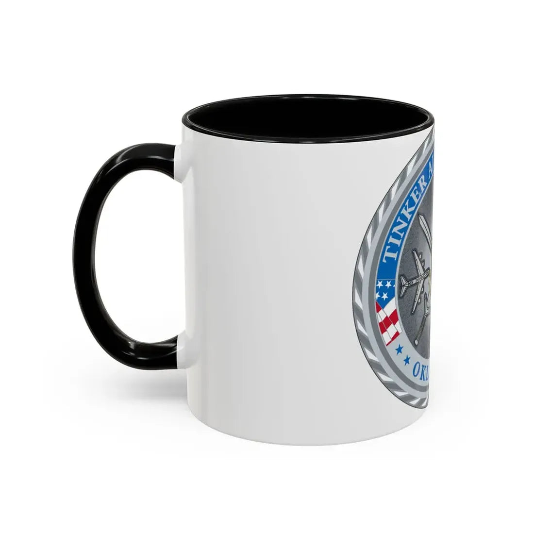 Tinker AF Base (U.S. Air Force) Accent Coffee Mug - Go Mug Yourself