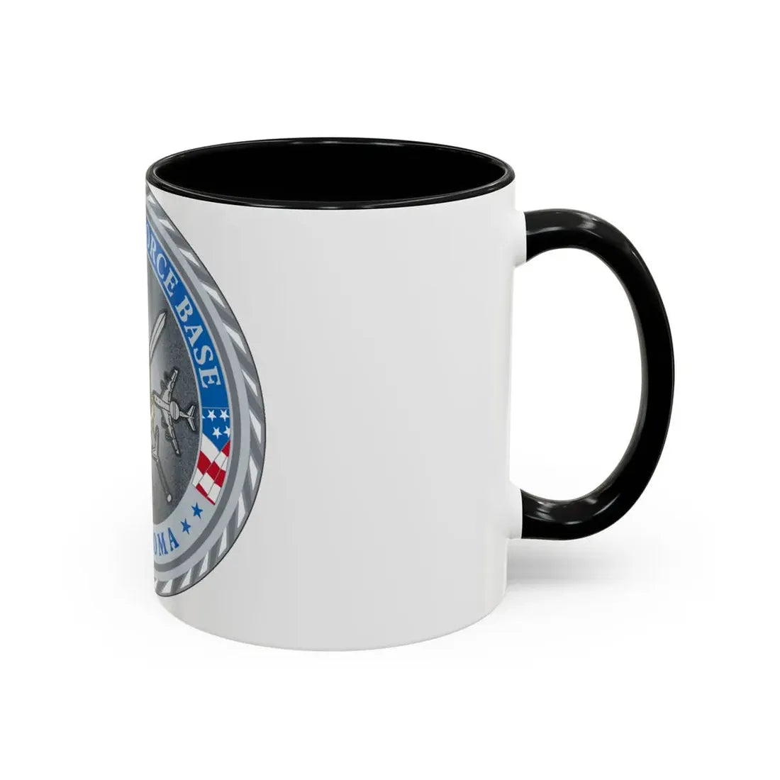 Tinker AF Base (U.S. Air Force) Accent Coffee Mug - Go Mug Yourself
